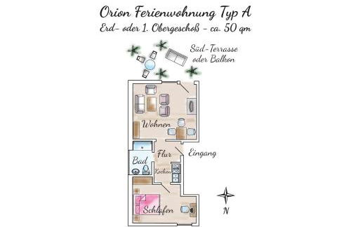 Gästehaus Orion - Wohnung 4 - Foto 2