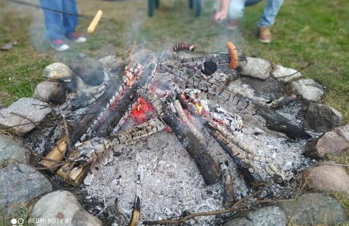 Dom drewniany na Kaszubach, rzeka, las, pola, niedaleko jeziora - Foto 15