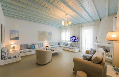 Villa "Kalli" with private pool - beachfront - Kalo Livadi - Foto 16