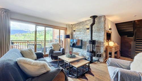 Demi-chalet de luxe avec piscine et vue Mont Blanc - FR-1-560-71 - Foto 1