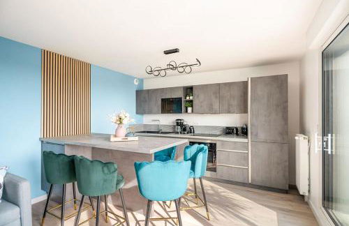 Appartement saint malo neuf, 2 chambres, terrasse, garage - Foto 4