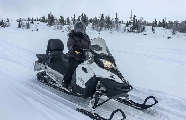 Aventura en moto de nieve - Foto 4