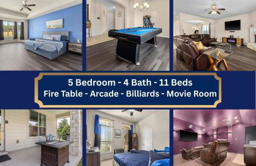 NEW 12 Bd Temple House, up to 14 PPL, Perfect for Families, Contractors, Large Groups, In Home Theatre, Arcade, Billiards - Professionally Managed By Stay Albatross Furnished Rentals - Foto 1