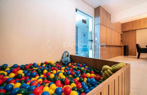 306 Bl 03 - WaldGarten Bombinhas - 50 m do Mar e Frente Avenida - Condomínio de Alto Padrão - Piscina - Academia - Salão de jogos - Foto 48