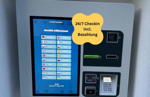 Holledau-Apartments - FeWo bis 5 Pers - getrennte Betten möglich - Vollausstattung - 24h Checkin - wöchentl Reinigung u Wäschewechsel - Waschmaschine u Trockner - WLAN - Minibar - XXL Parkplätze - Garten - ruhige Lage - Foto 4