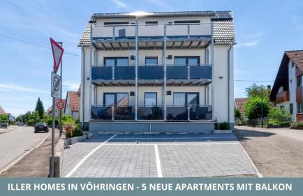 Iller Homes - 5 x Moderne Fewos je 1bis2 oder 1bis4 Pers mit Küche u Balkon - Parkplätze vorhanden - Foto 65