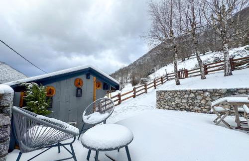 Chalet Le René-Sens - 5 pers - Grande terrasse - bain nordique SPA - Piscine - Foto 48