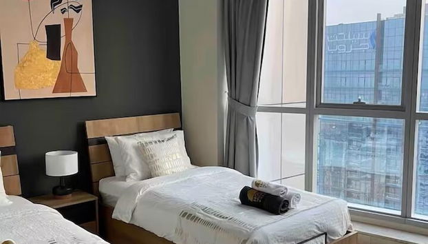 Modern Skyline Sea View 2BR Apartment - Foto 4, Habitación