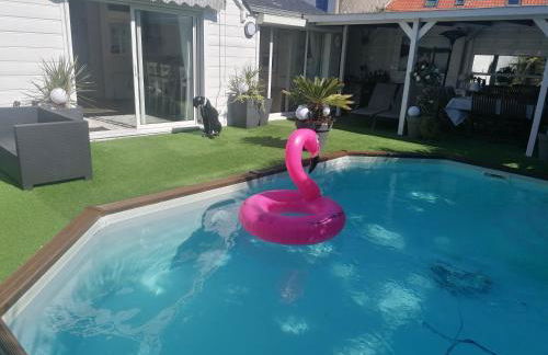 maison calme avec piscine palmiers 300m de la plage pornichet centre - Foto 11