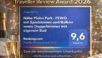 Nähe Plohn Park - FEWO mit Spielzimmer und Balkon sowie Doppelzimmer mit eigenem Bad - Foto 2