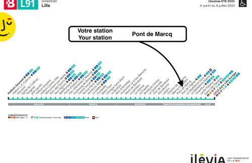 Marcq-en-Baroeul - Beautiful art deco app ! - Foto 21