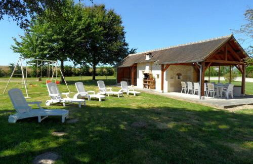 Gîte familial 12 pers. proche Valençay, ZooParc de Beauval et Châteaux de la Loire, parc arboré et jeux - FR-1-591-113 - Foto 12