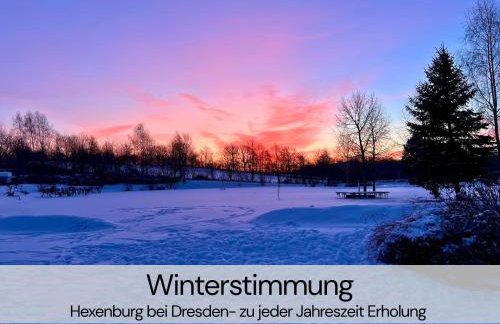 HexenburgbeiDresden 2 Zimmer Architektenwohnung mit eigener Sauna, Whirlwanne und Kamin - Nähe Sächsische Schweiz Dresden - Foto 38