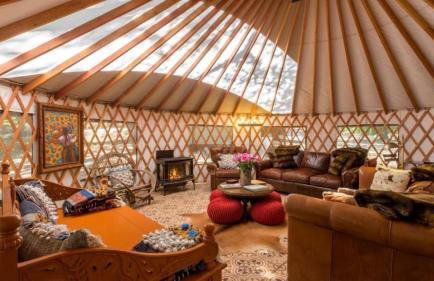 Cozy Romantic Yurt Rental in Woodlands near California Beach Town of Cayucos - Foto 29