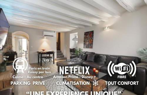 Maison entière pour 6 personnes avec parking proche Roissy CDG et Le Bourget - Foto 1