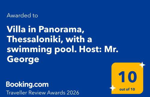 Villa in Panorama, Thessaloniki, with a swimming pool. Host: Mr. George - Foto 2
