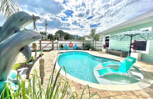 2 Fins Up, Beach Home, Private Pool , Golf Cart, 6 beds - Foto 1