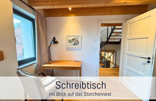 Landloft Linum - Ausgebaute Scheune mit Aussicht, Naturpool, Kamin, Sauna, Luxusausbau, handverlesene MidCentury Möbel & Kunst - Photo 42