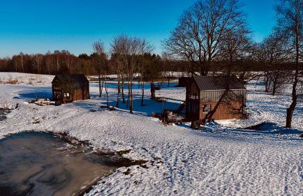 Vilanovka - domki z prywatną balią przy stawie i lesie - Foto 64
