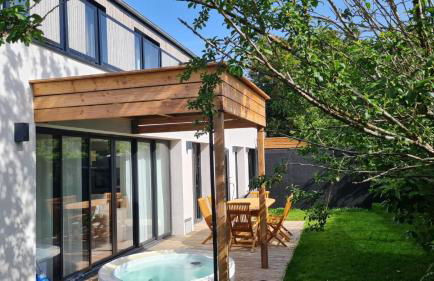 Natural Design Lodge Villa Nomade groupe avec jacuzzi centre de Milly la Forêt ! - Foto 28