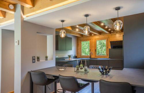 Grosse Pierre Chalet 180m2 Cheminee Jacuzzi Vue Taconnaz - Foto 29