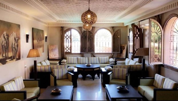 Zona de estar del vestíbulo