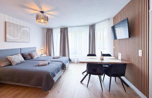 MOIN Apartments - Studio mit Balkon & Parkplatz, Wifi und TV - Foto 22