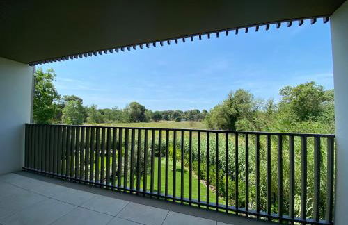 T2 climatise 4 pers avec terrasse vue campagne piscine et parking V0773 - Foto 15