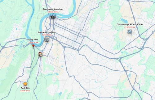 Minutes to Rock City, Ruby Falls, & Downtown - Foto 41