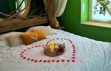 La jungle insolite, SPA, Écran cinéma, Lit à baldaquin king size, day use, 10 min centre - Foto 27