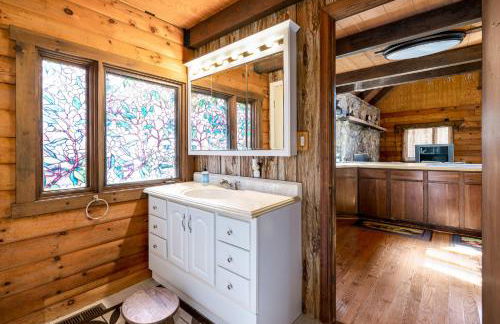 Log Cabin w Loft, Hot Tub, Deck, Fire Pit, & WiFi - Photo 14