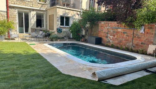 Bonheur en Seine, Piscine, Vue Seine - Foto 3, Garden view