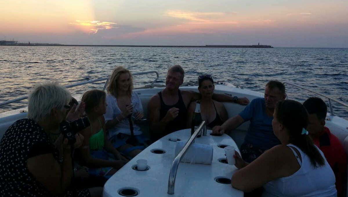 Sip a cava on board the catamaran