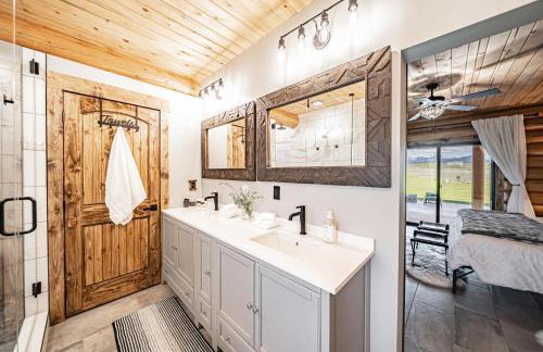 Luxe Teton View Log Cabin Hot Tub Large Groups - Foto 28