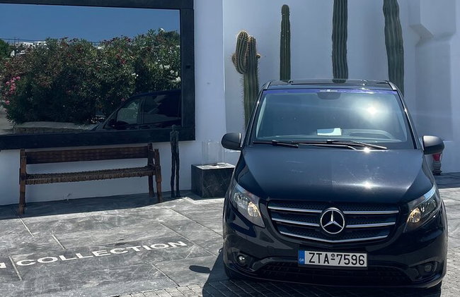 Mykonos Island VIP Transfers: Transporte privado 24 horas por dia, 7 dias por semana, 1 via - Foto 1