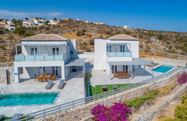 Gianna s Panoramic Seaview Twin Villas With Pools - Foto 1