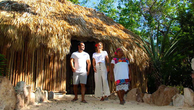 Foto em casal na comunidade