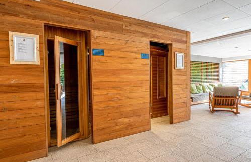 Apt A04 terrasse, village et ski à pied avec sauna, fitness et tennis - Photo 35