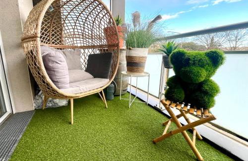 Bel Appart avec 2 chambres - Parking et Clim - Métro Argoulets - Photo 32