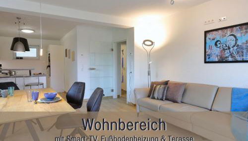 Ferienhaus Höckelheim - FeWo Blaue Lagune - neu, modern & geräumig - 100 qm - 3 Schlafzimmer - bis 6 Gäste, Babies reisen gratis - Garten, Grill & Terrasse - Fußbodenheizung - Smart-TV - Küche mit Backofen, Spülmaschine & Toaster - nahe Göttingen - Foto 2