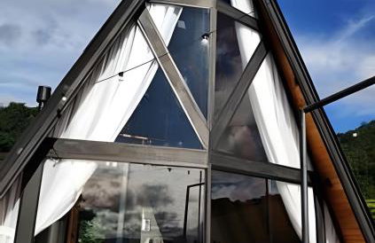 Cabaña Triángulo del Sol | Vista a las montañas | Hidromasaje | Aire - Foto 21