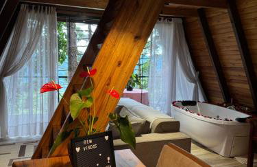 Cabanas da Mata Com Vista para as Montanhas na Serra Gaúcha - Foto 41