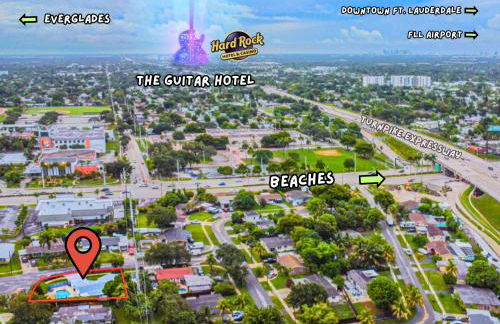 4 Bedroom Villa Pool Game Room By Beach & Hard Rock - Foto 55