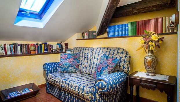 Zona de estar del vestíbulo