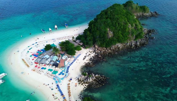 Vista aérea de una de las islas Khai