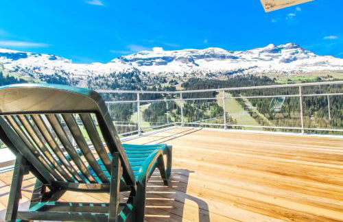 Penthouse 3-bedroom apartment, mountain views, large terrasse, piste access - Photo 43