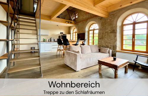 HexenburgbeiDresden 3 Zimmer Architektengaleriewohnung mit eigener Sauna, 2 Kaminen - Nähe Sächsische Schweiz Dresden - Foto 11