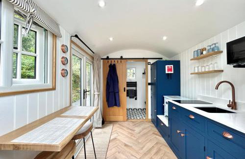 Luxury Shepherds Hut With Wood Fired Hot Tub - Foto 10