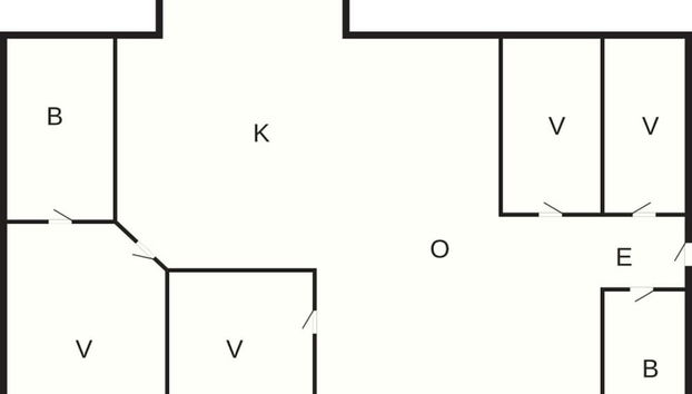 Holiday Home in Strandby - Foto 2, Grundriss