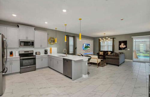 Magical Family Home 8min-disneyworld Pool Spa Sleeps 22 Stl103 - Foto 129